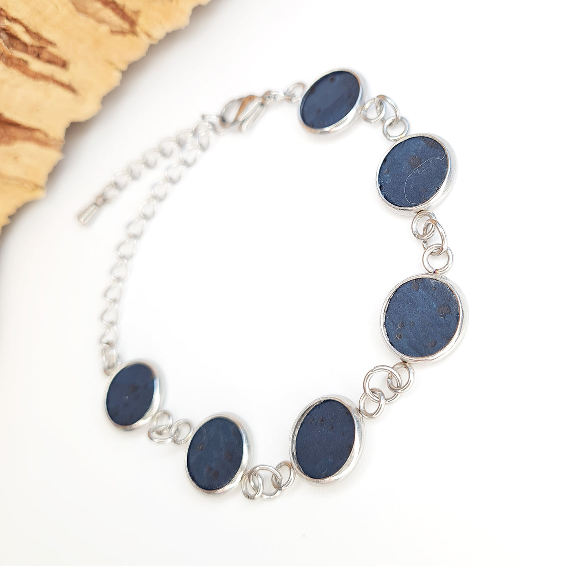 Fabrikk 6 Planet Bracelet | Navy Blue | Vegan Leather