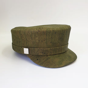 Fabrikk Cork 'Love Train' Hat |  Army Green | Vegan Leather