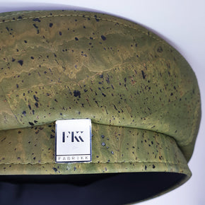 Fabrikk Cork Beret | Army Green | Vegan leather