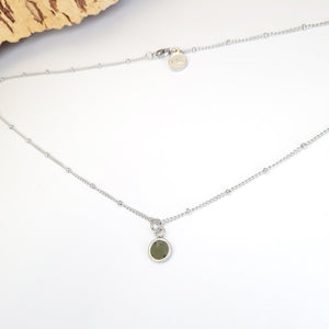 Army sale green necklace