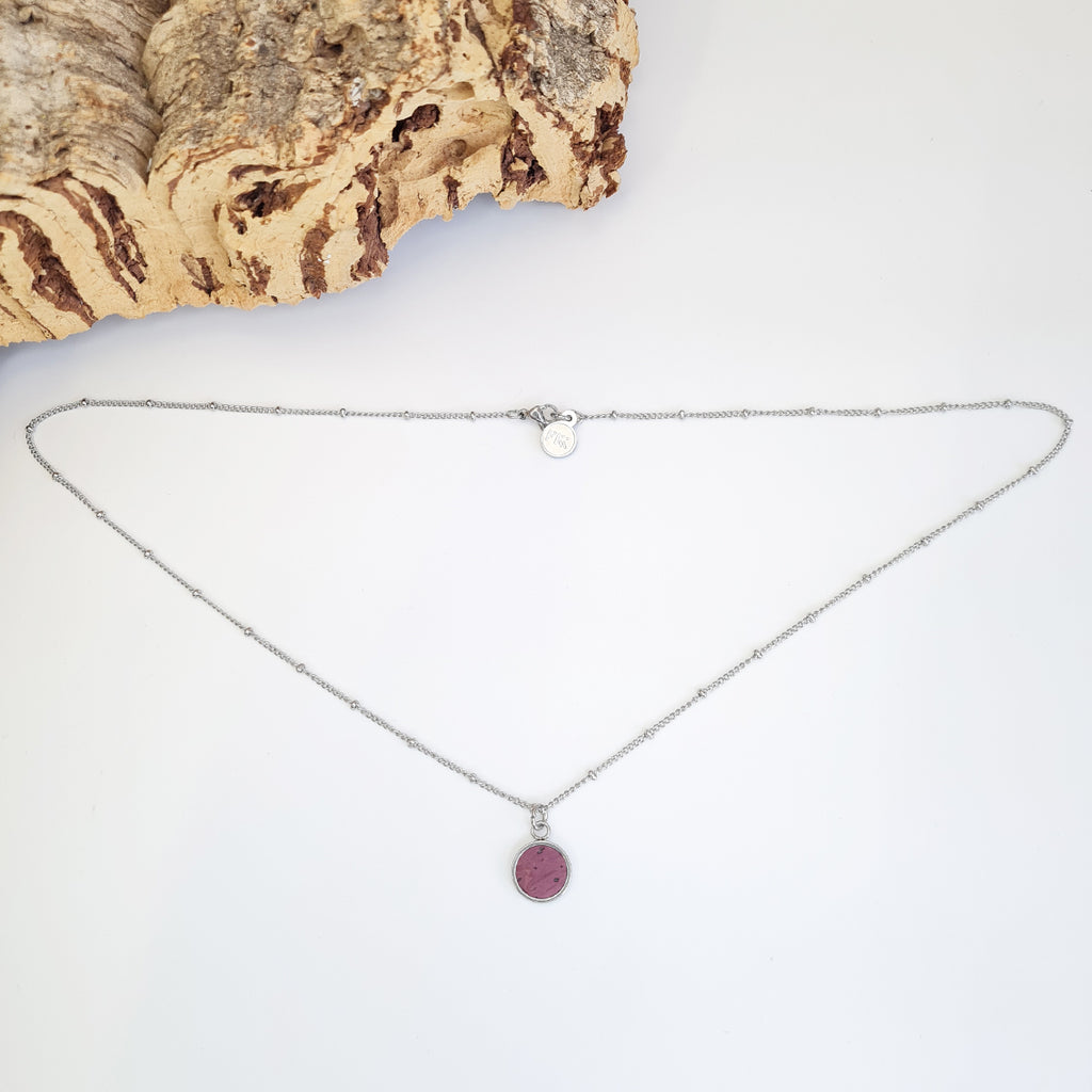 Fabrikk 1 Small Planet Necklace | Purple Music | Vegan 'Leather'